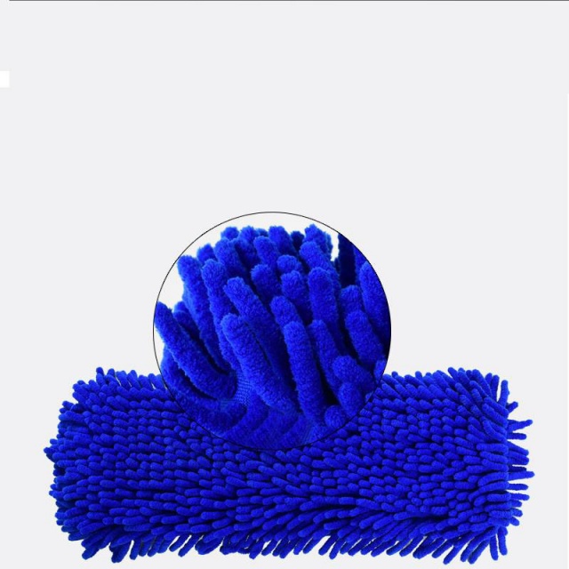 Microfiber Blue Chenille Mop Replacement Cloths (6) پارچه های تعویض ماپ شنیل آبی میکروفایبر (6)