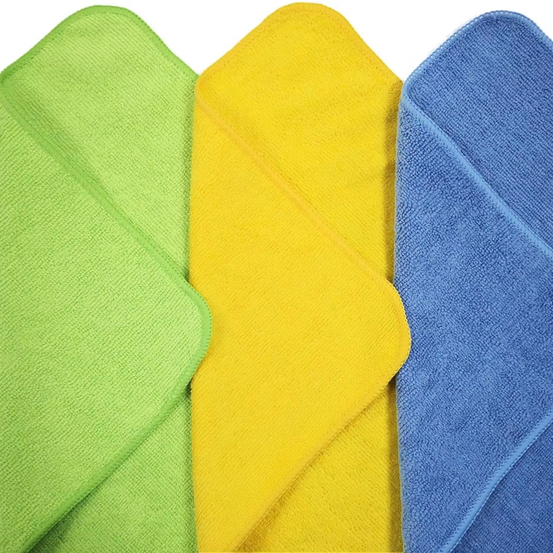 Microfiber Automotive Multi-Purpose Cleaning Cloth with Logo (3) Аўтамабільная шматфункцыянальная ачышчальная тканіна з мікрафібры з лагатыпам (3)