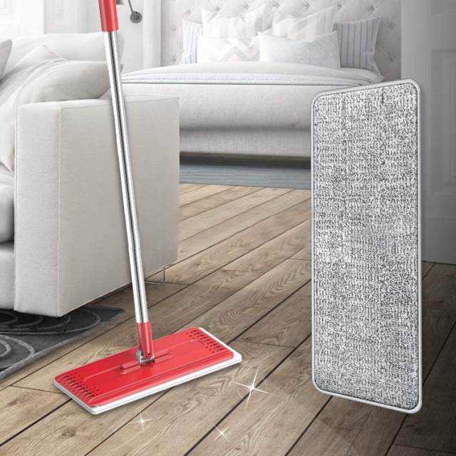 Wholesale fine fiber mop pads for household squeegee mops (6) Подложки за почистване на едро от фини влакна за домакински чистачки (6)