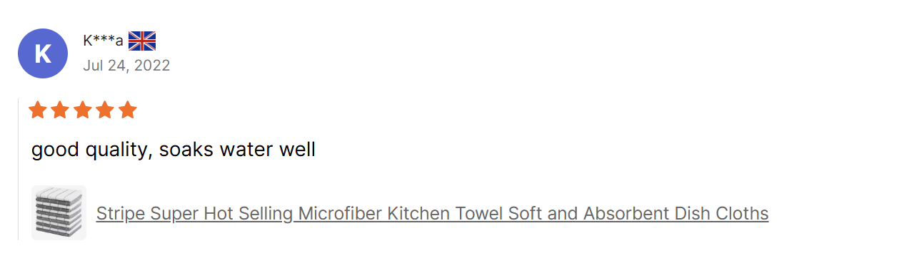 Stripe Super Hot Selling, Microfiber Kitchen Towel Reviews Stripe Super Hot Satılır, Mikrofiber Mətbəx Dəsmalı Rəyləri