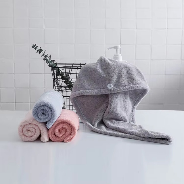 Microfiber hair towel for curly hair (4) Mikrovesel-haarhanddoek vir krulhare (4)
