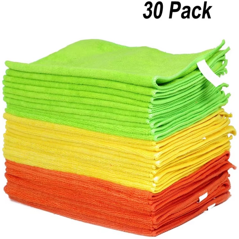 Microfiber Automotive Multi-Purpose Cleaning Cloth with Logo (2) Аўтамабільная шматфункцыянальная ачышчальная тканіна з мікрафібры з лагатыпам (2)
