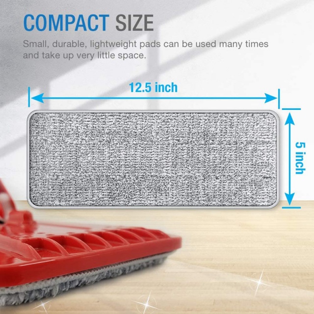 Wholesale fine fiber mop pads for household squeegee mops (1) Подложки за почистване на едро от фини влакна за домакински чистачки (1)