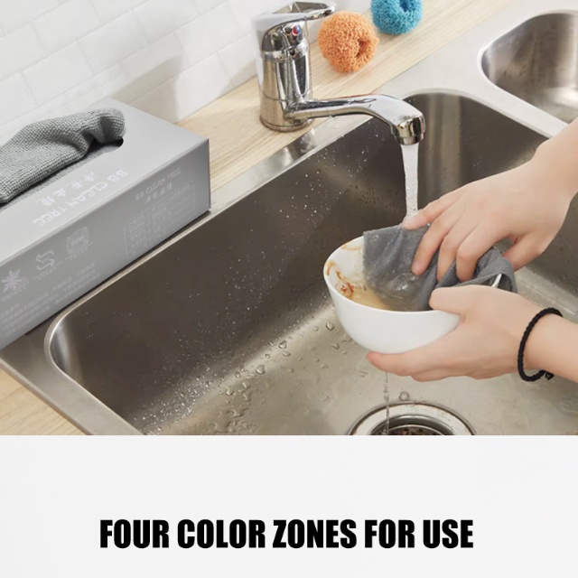 Microfiber Boxed Drawer Disposable Kitchen Cleaning Cloths (11) মাইক্রোফাইবার বক্সযুক্ত ড্রয়ার ডিসপোজেবল রান্নাঘর পরিষ্কারের কাপড় (11)