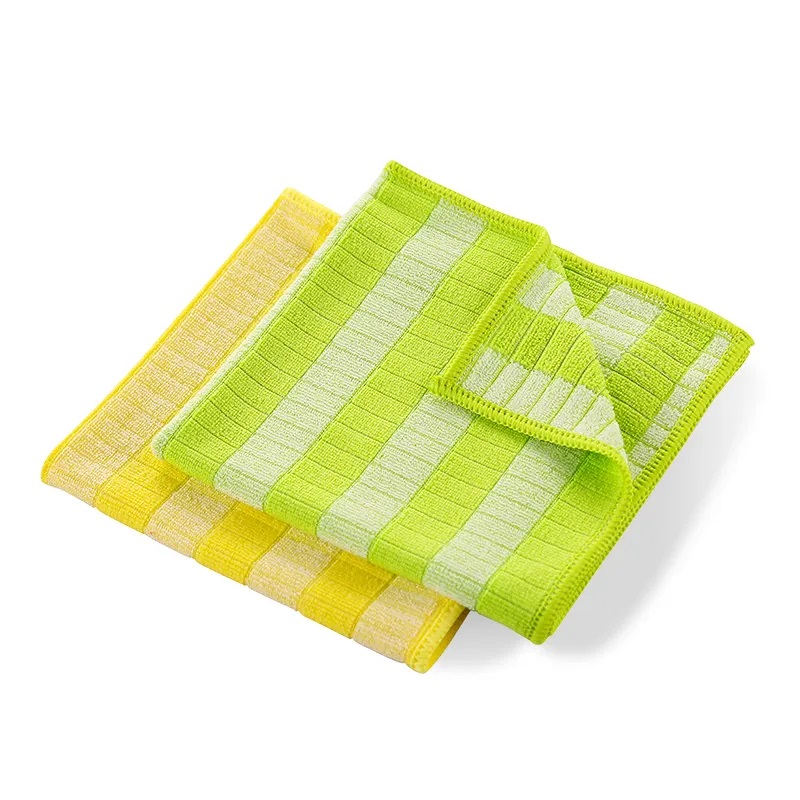 X&uuml;susi Mikrofiber Bambuk Qarışığı Mətbəx Təmizləyici Dəsmalların Topdan satışı