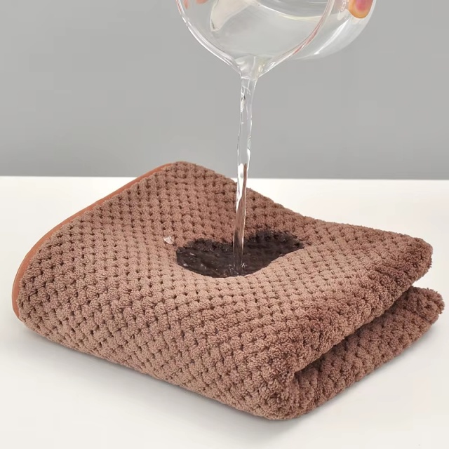Mikrofiber Handduch fir gekrauselt Hoer (4)