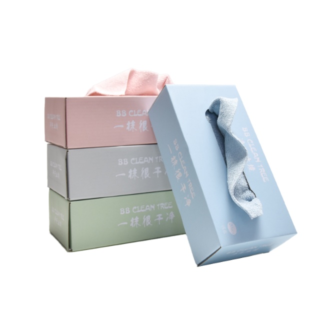 Microfiber Boxed Drawer Disposable Kitchen Cleaning Cloths (3)