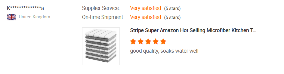 Stripe Super Amazon Hot s&aelig;lgende mikrofiberklud