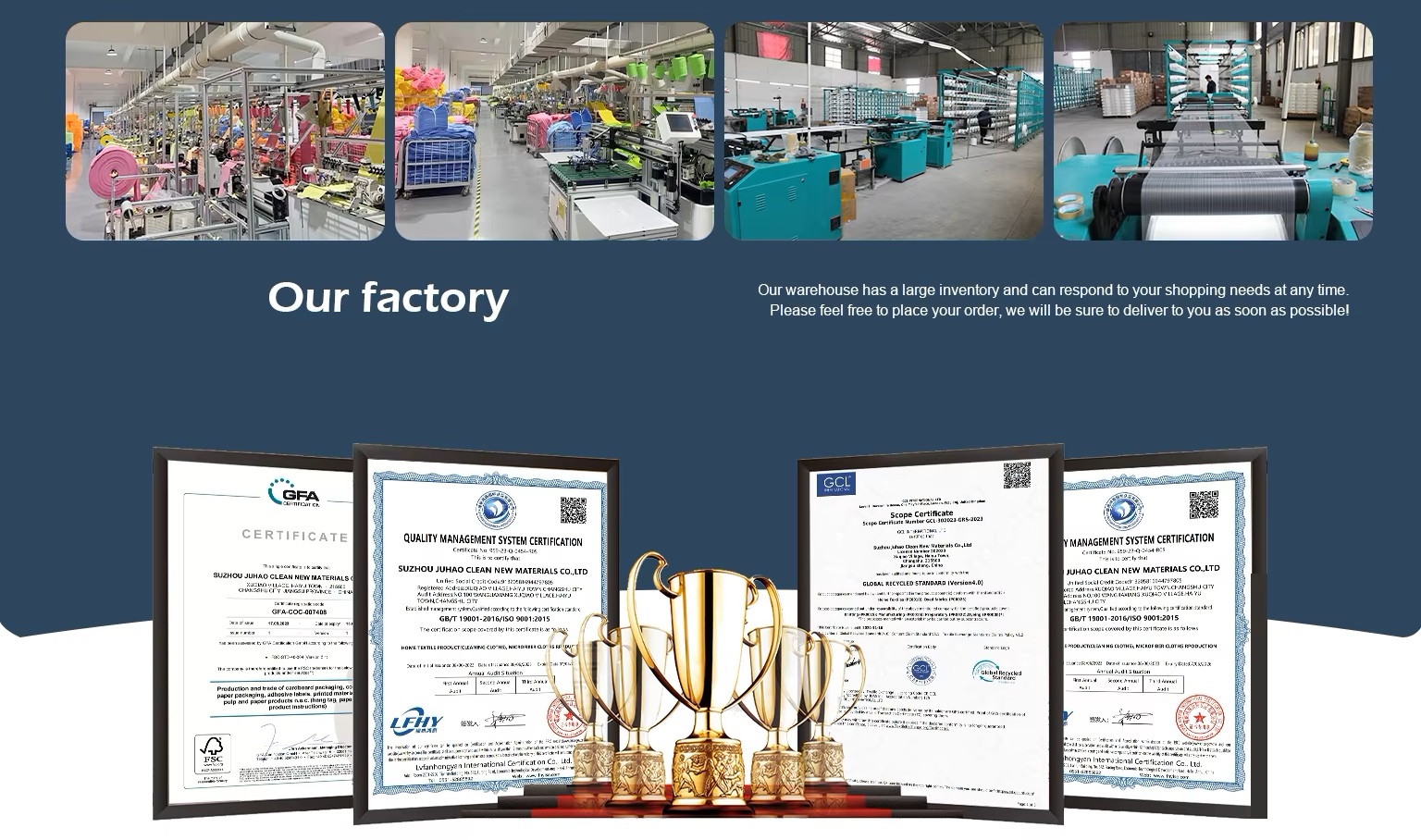 Clean Cloth Supplier Skoon lap verskaffer