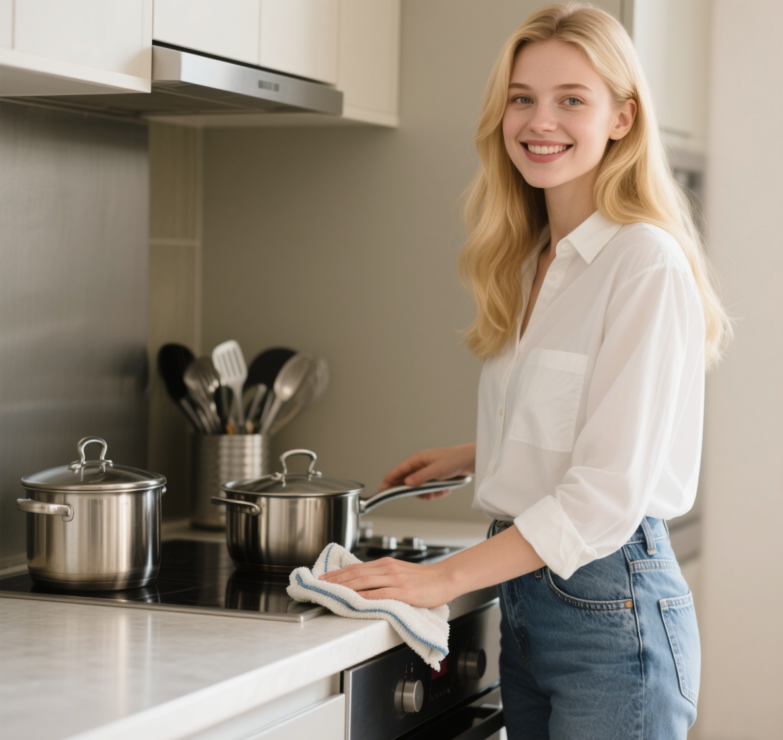 Анучка для чысткі кухні з мікрафібры - JUHAO