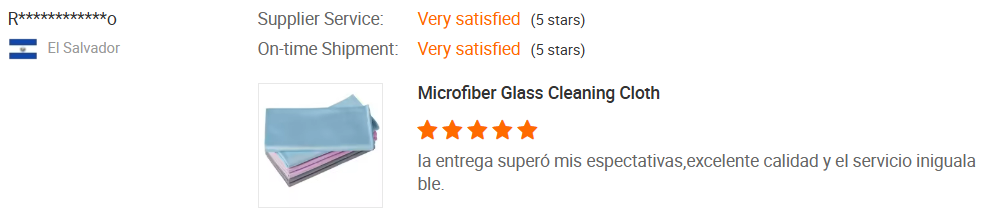 Microfiber glas reng&oslash;ringsklud