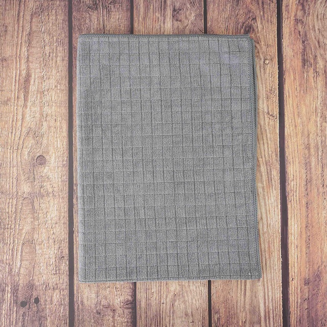 Microfiber Warp Knit Large Square Huishoudelike Skoonmaaklappies - JUHAO