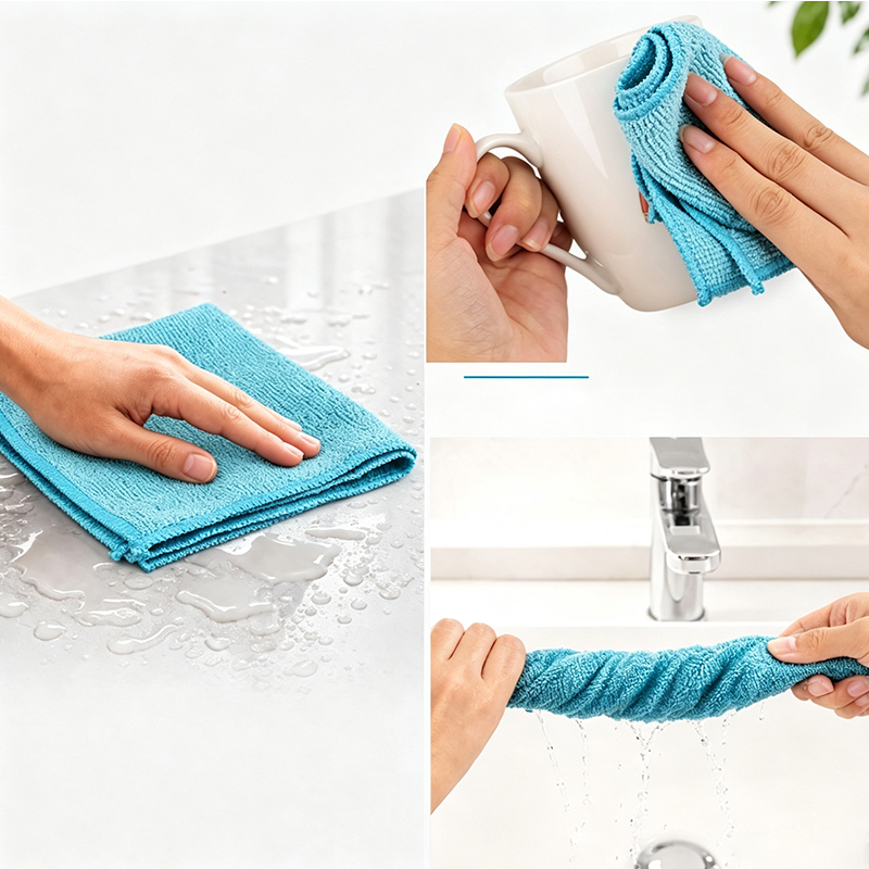 12”x 16”Microfiber Bathroom Cleaning Cloth