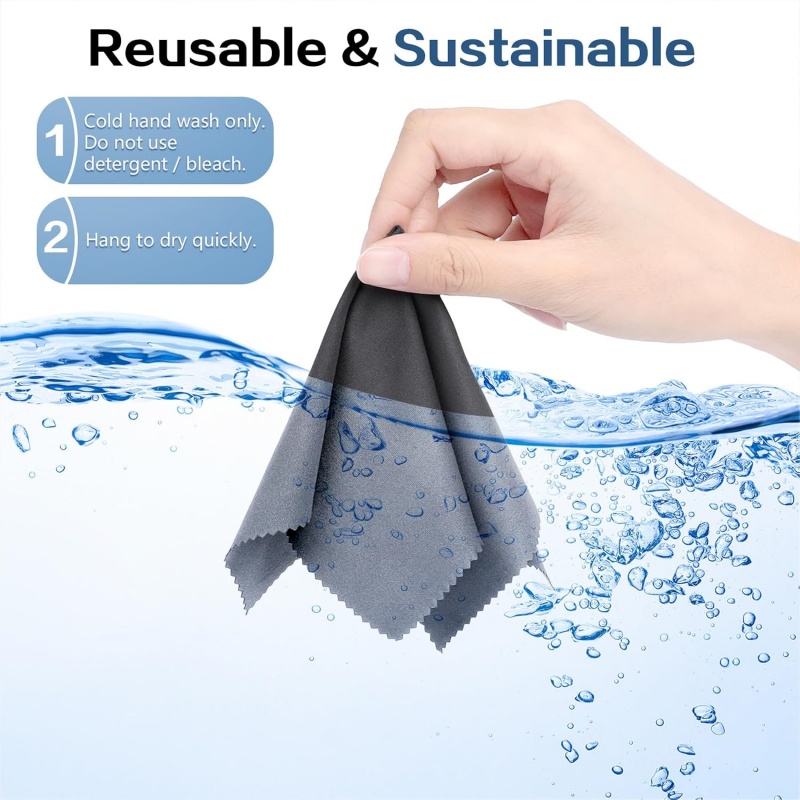 8"×8" Microfiber Electronics Cleaning Cloth