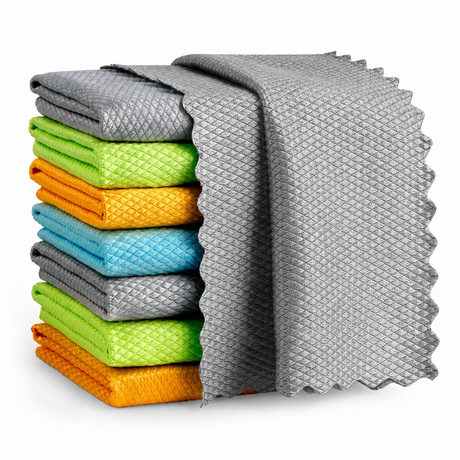 10"×10" Glass Cleaning Cloth 