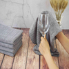 Microfiber Warp Knit Large Square Huishoudelike Skoonmaaklappies - JUHAO