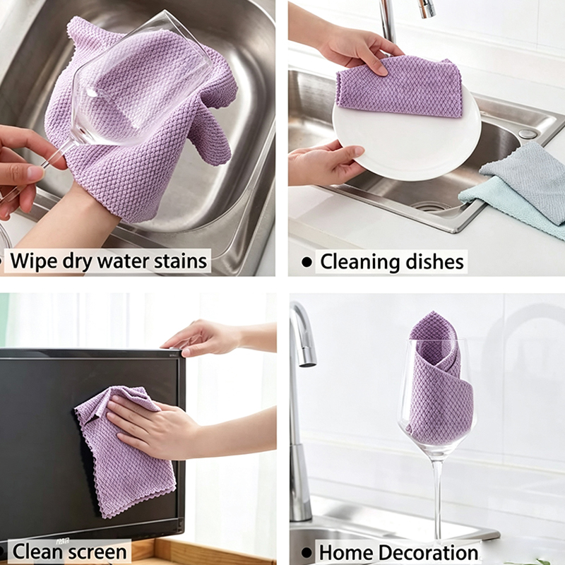12"x 16" Microfiber Glass Cleaning Cloth