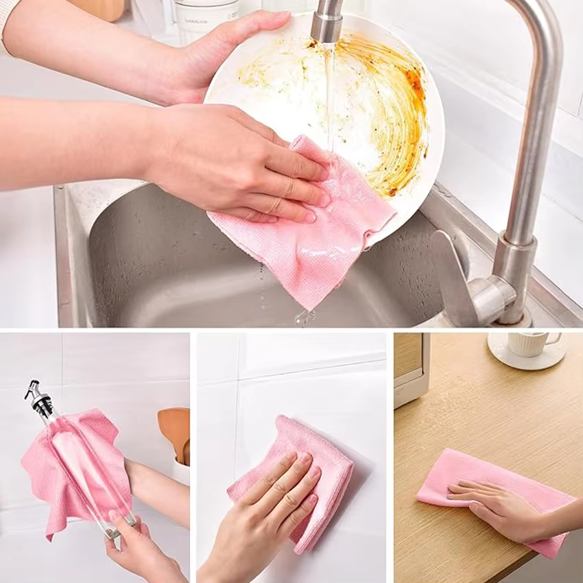 Microfiber Kichen Handduch Roll