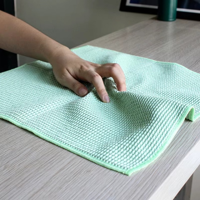 Mikrofiber Yenidən İstifadə edilə bilən Absorbent Vafli Dəsmal - JUHAO