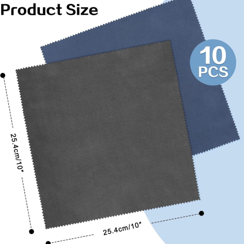 10"×10" Microfiber Electronics Cleaning Cloth
