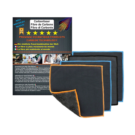 Carbon Fiber Microfiber Towel for Glass Cleaning