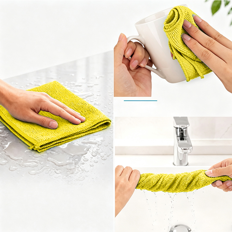 16"x 16" Microfiber Bathroom Cleaning Cloth