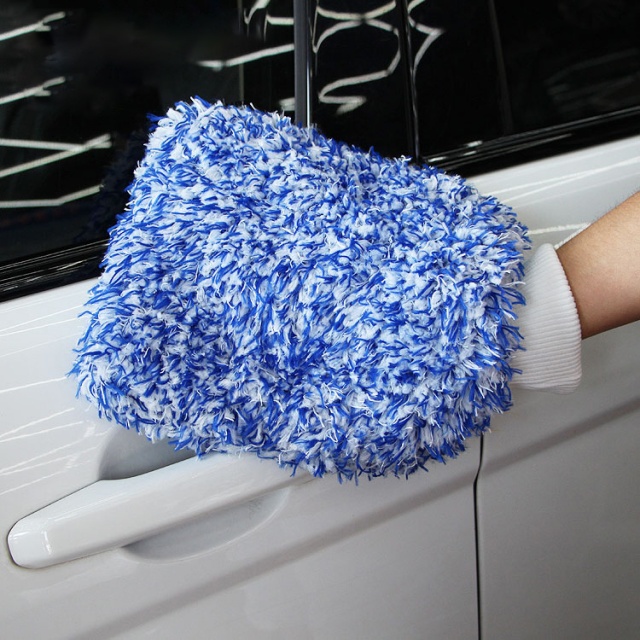 Suave Auto Cuidado Microfibra Absorbente Peluche Q’umacha&ntilde;a Guantes - JUHAO