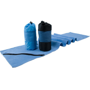 Microfiber Waffle Gym Towel na may Zipper Pocket - JUHAO