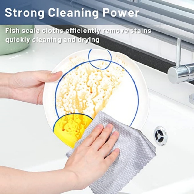 &Eacute;adach Glanadh Gloine Cistine Microfiber - JUHAO
