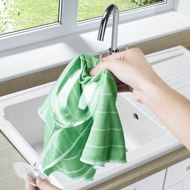 &Eacute;adach Glanadh Bamb&uacute; Microfiber Socraigh Bloc Sp&uacute;inse - JUHAO