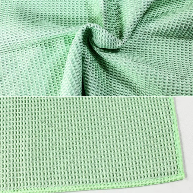 Mikrofiber Yenidən İstifadə edilə bilən Absorbent Vafli Dəsmal - JUHAO