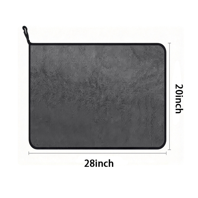 Asciugamano per pulizia auto in microfibra 16'x 24'.